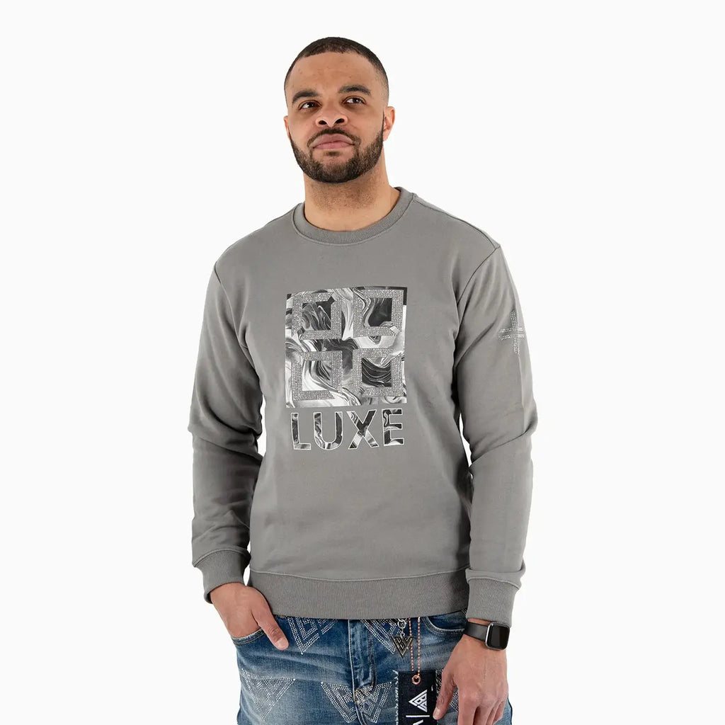 Men's LUXE Abstract Print Sweatshirt