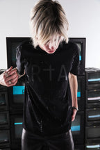 T-shirt Liam noir en cristal RTA pour homme