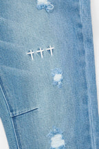 Pantalon jean coupe skinny Bryant Cross Triad pour homme