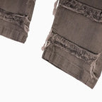 Jean pour enfant en denim déchiré et usé