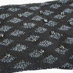 Pantalon en jean pour femme orné de strass King superposés