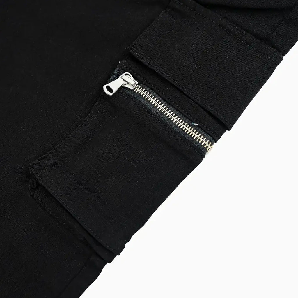 Women's Zipper Cargo Pocket Jogger Pant