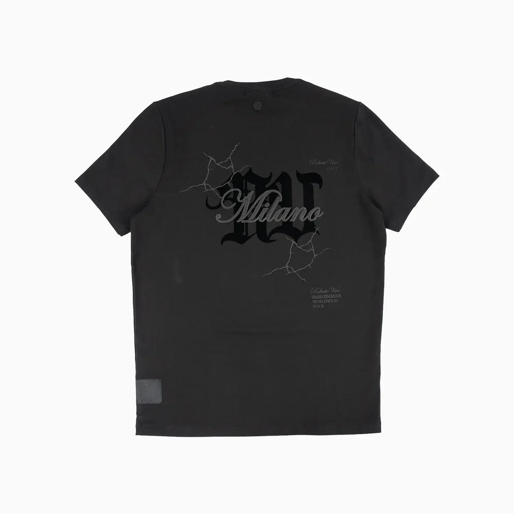 Camiseta de cuello redondo RV Cracks para hombre