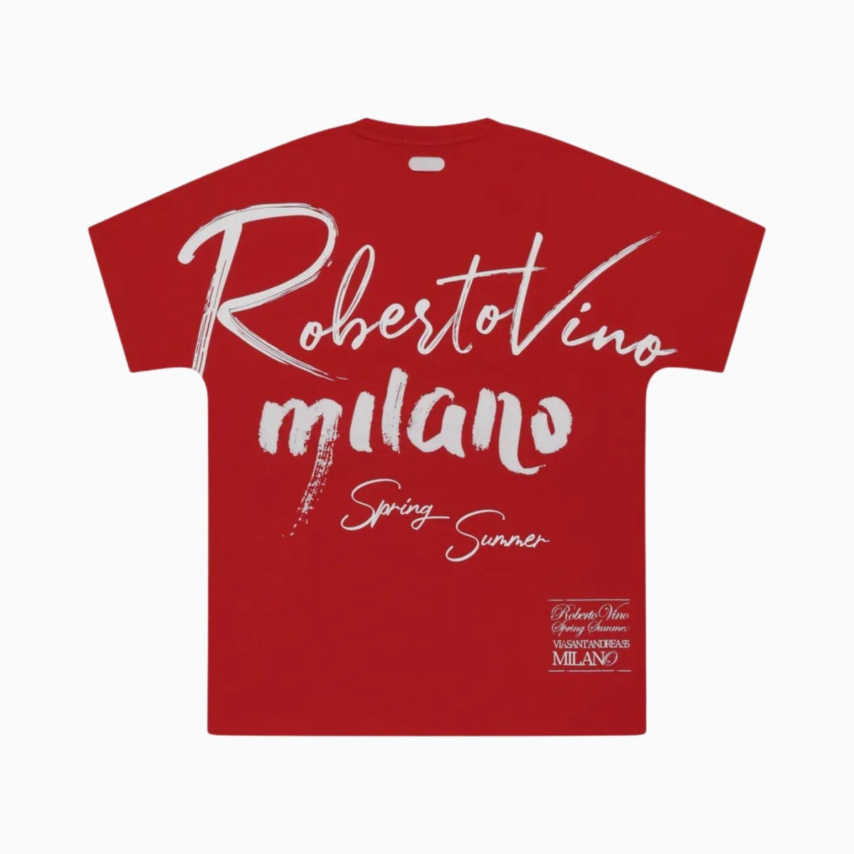 Camiseta Milano de escritura para hombre