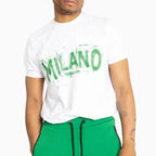 Conjunto de camiseta y pantalones cortos esenciales Milano para hombre