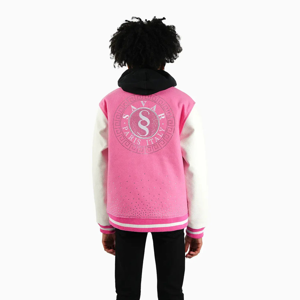 Kid's Imperial Crest Wool Varsity Jacket