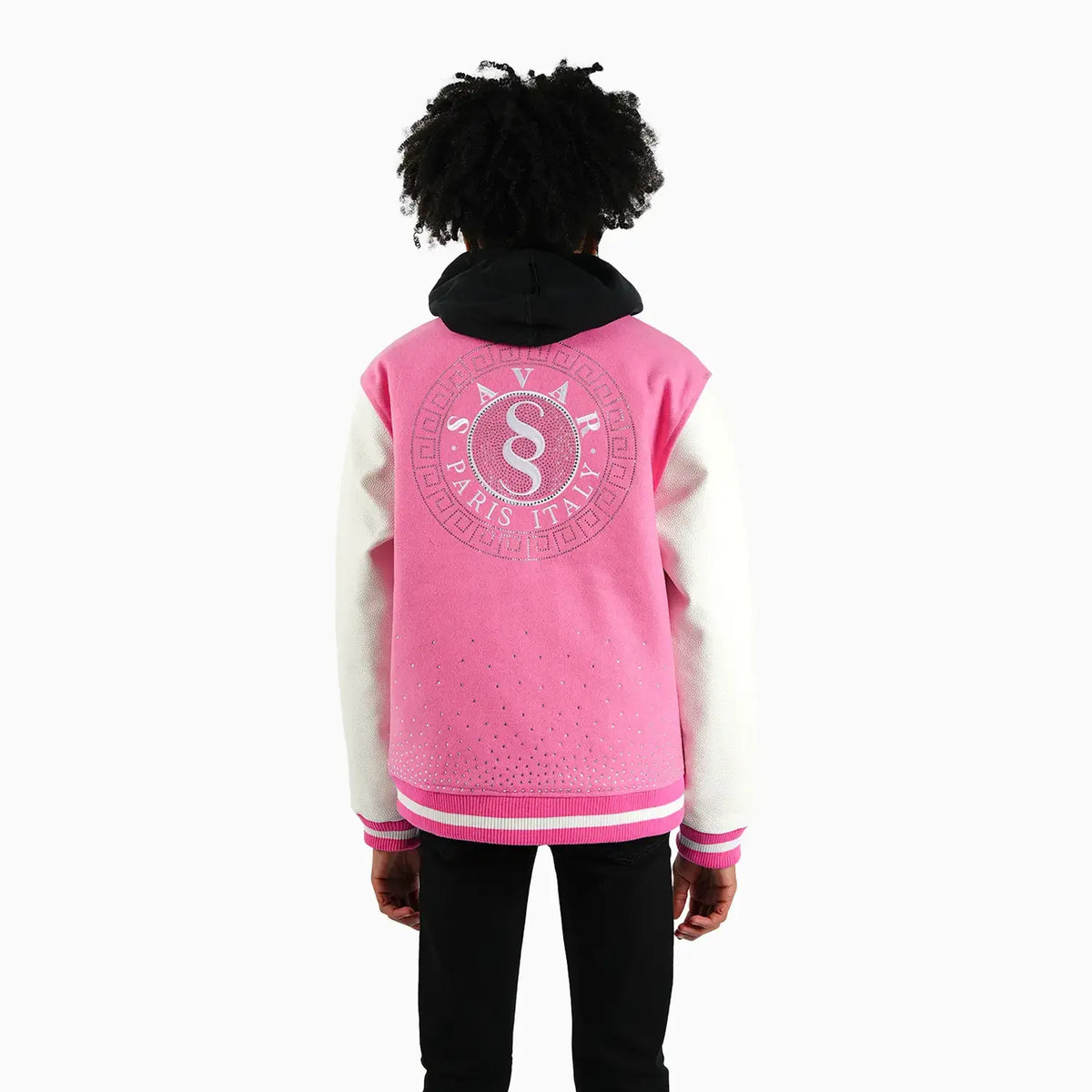 Kid's Imperial Crest Wool Varsity Jacket