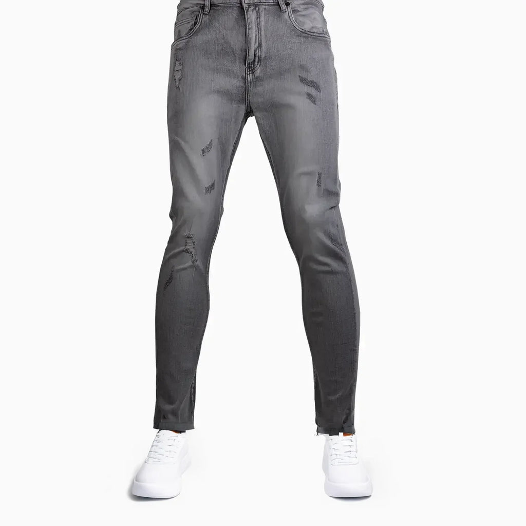Pantalon Jean Homme Coupe Slim Déchiré