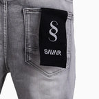 Pantalon Jean Homme Coupe Slim Déchiré