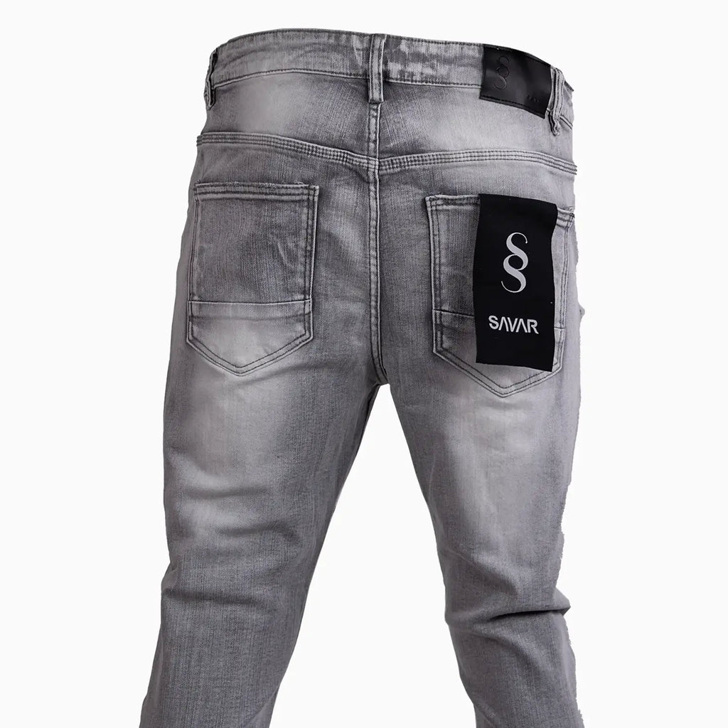 Pantalon Jean Homme Coupe Slim Déchiré