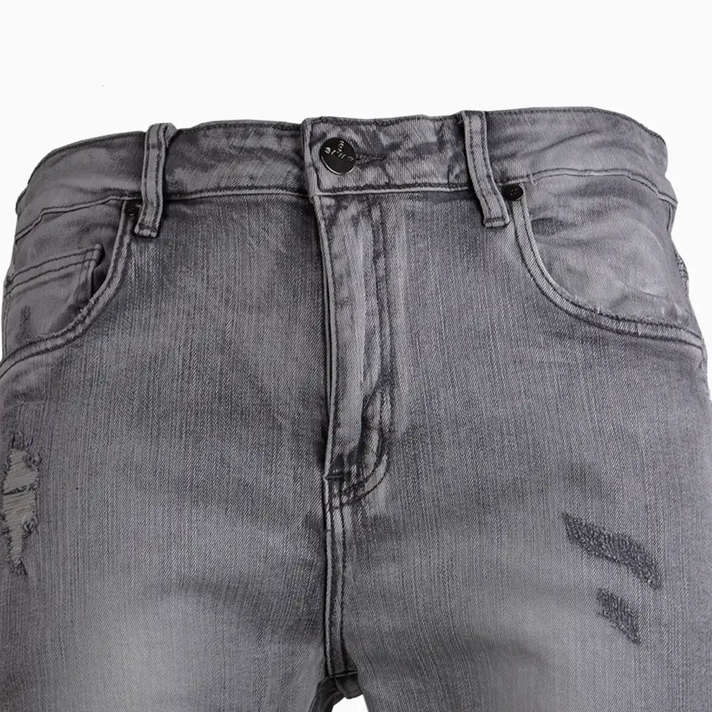 Pantalon Jean Homme Coupe Slim Déchiré
