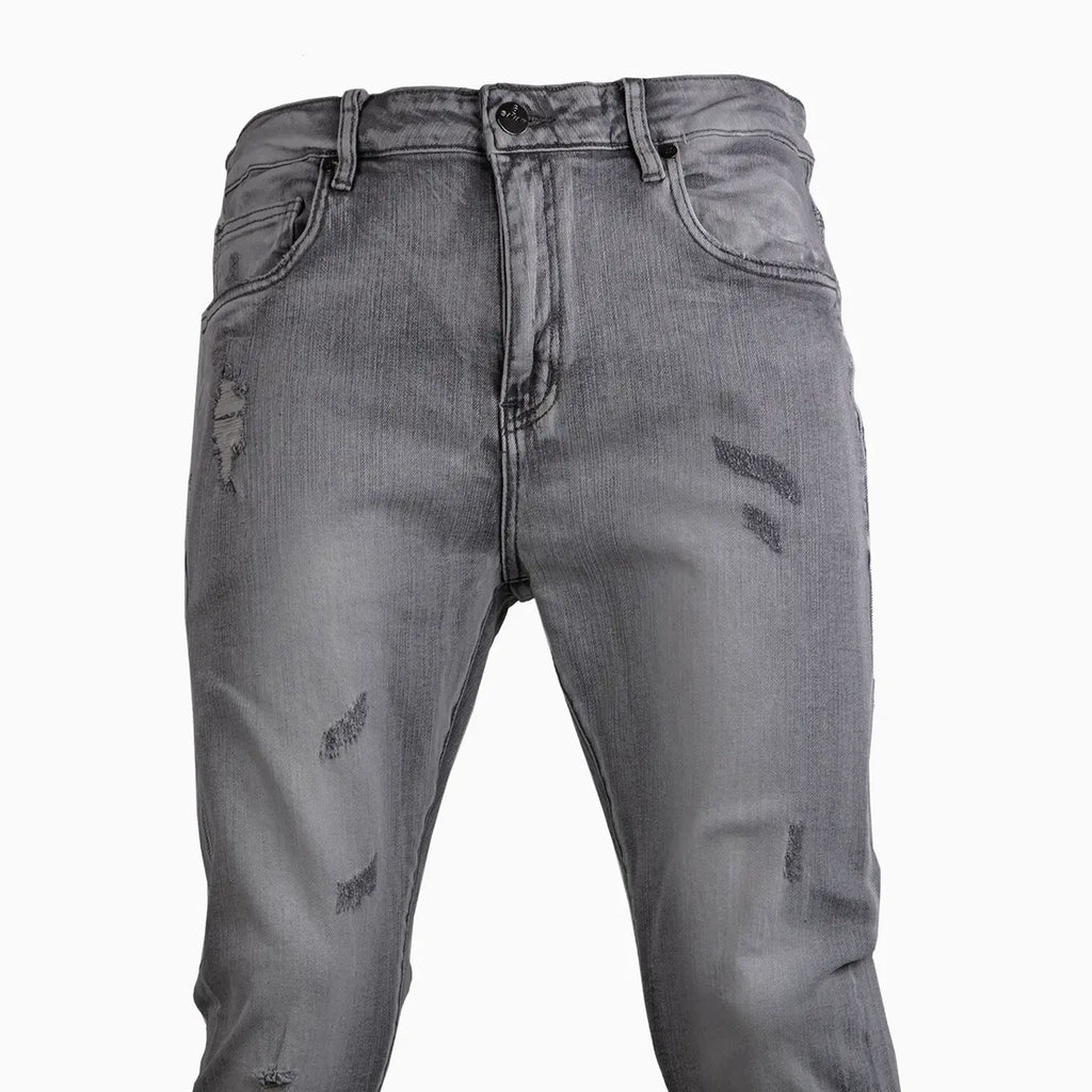 Pantalon Jean Homme Coupe Slim Déchiré