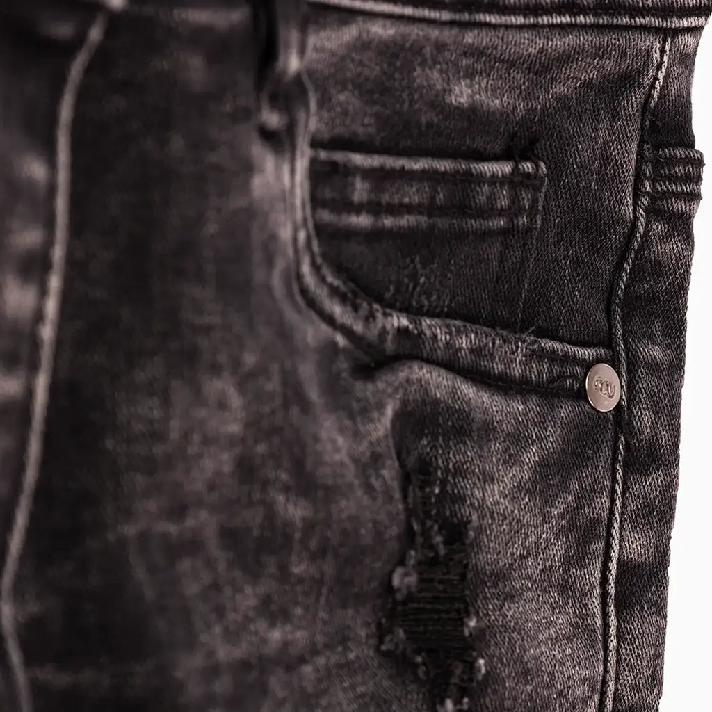 Men's Savar Rips Washed Jeans Pant