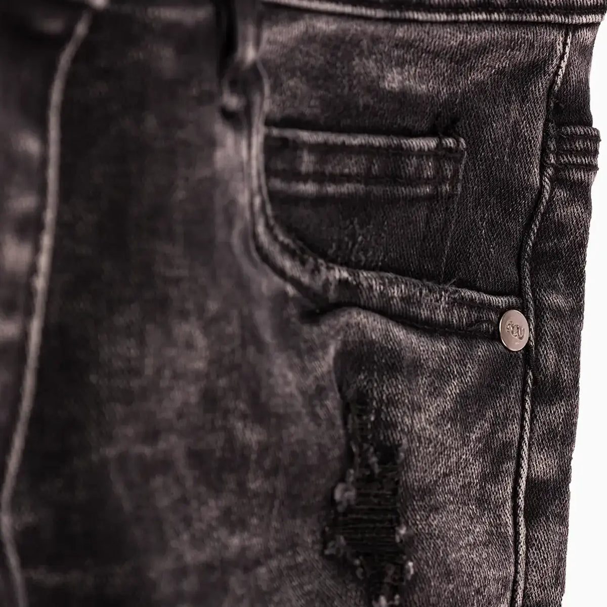 Men's Savar Rips Washed Jeans Pant