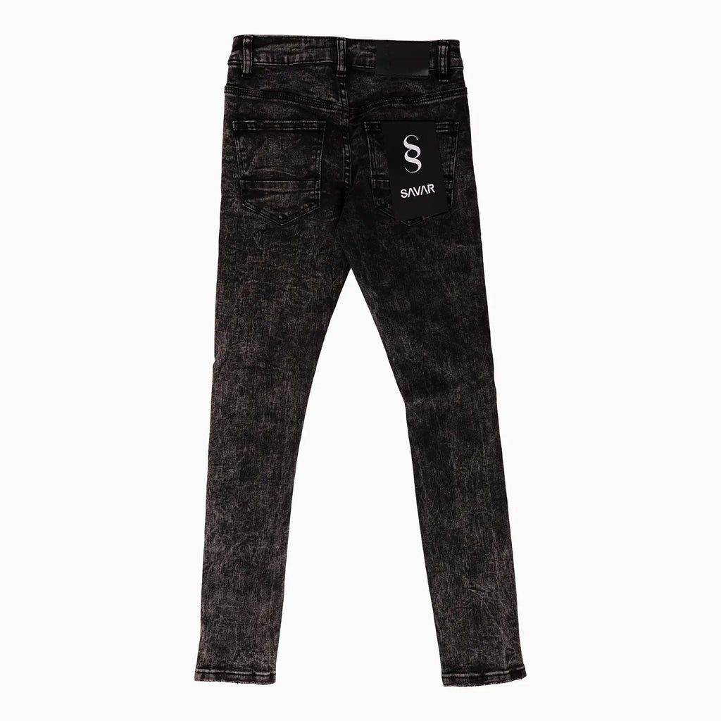 Men's Savar Rips Washed Jeans Pant