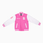 Chaqueta universitaria de lana para mujer