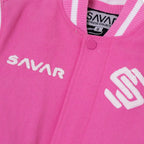 Chaqueta universitaria de lana para mujer