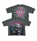 T-shirt coupe courte ample à épaules tombantes pour homme