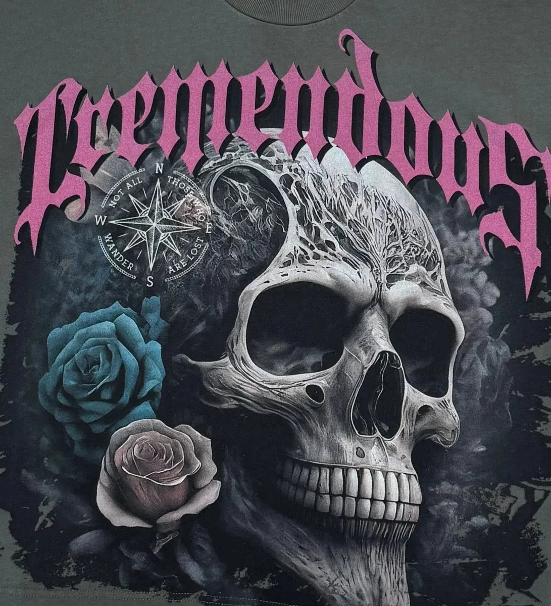 T-shirt coupe courte ample à épaules tombantes pour homme