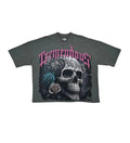 T-shirt coupe courte ample à épaules tombantes pour homme