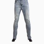 Pantalon jean slim déchiré pour homme