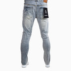 Pantalon jean slim déchiré pour homme