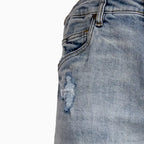 Pantalon jean slim déchiré pour homme