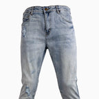 Pantalon jean slim déchiré pour homme