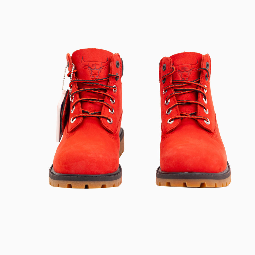 Bota Impermeable Premium de 6 Pulgadas para Niños Pequeños 'Chicago Bulls'