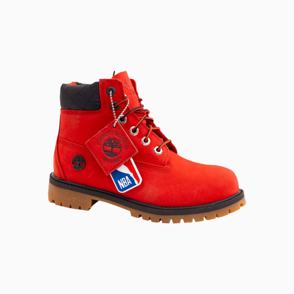 Bota Impermeable Premium de 6 Pulgadas para Niños Pequeños 'Chicago Bulls'