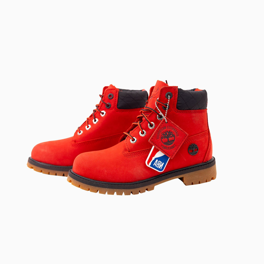 Bota Impermeable Premium de 6 Pulgadas para Niños Pequeños 'Chicago Bulls'