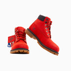 Bota Impermeable Premium de 6 Pulgadas para Niños Pequeños 'Chicago Bulls'