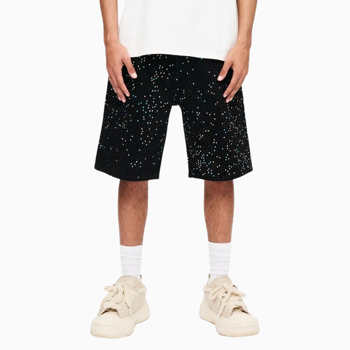 Pantalones cortos de mezclilla para hombre