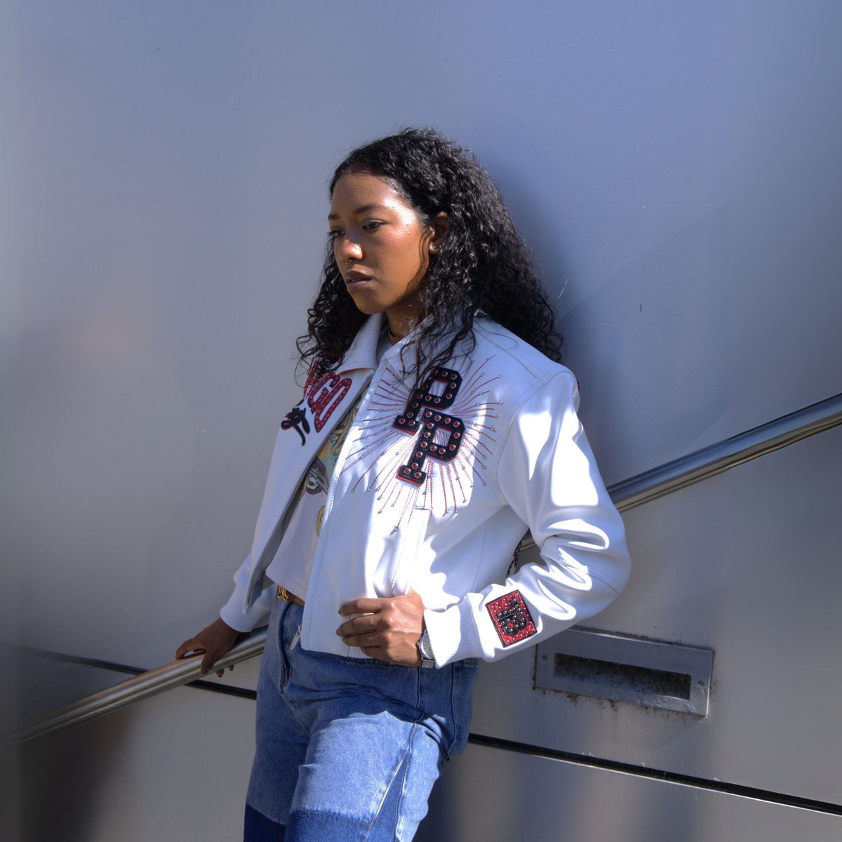 Veste en cuir Pelle-Pelle X TB Windy City pour femme