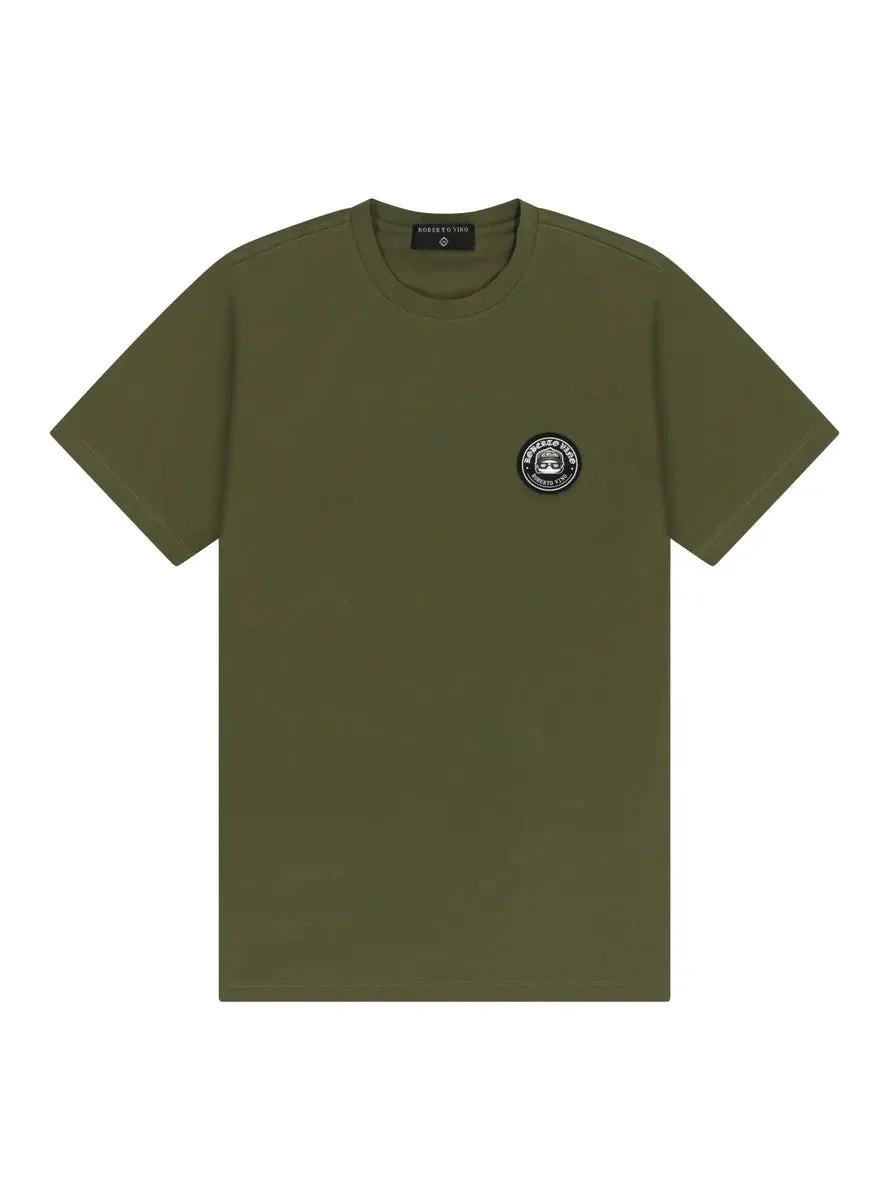 Men's Olive Green Logo Patch Co-Ord Set