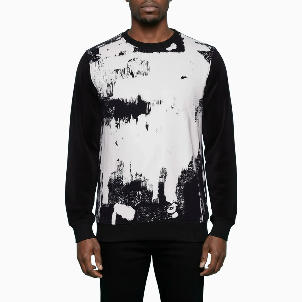 Men's Barker Graphic Print Fleece Crew Neck Sweatshirt