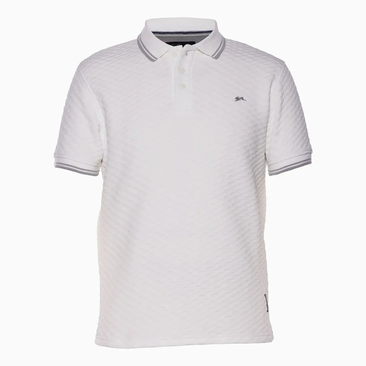 Men's Baylor Jacquard Knit Polo Shirt