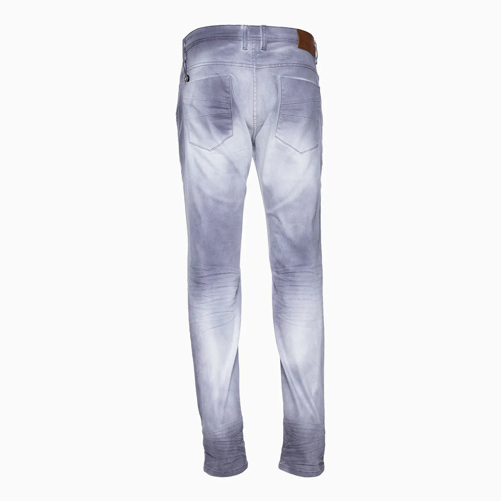 Pantalon en jean sergé Caspian pour homme avec effet délavé à la main