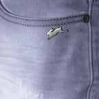 Pantalon en jean sergé Caspian pour homme avec effet délavé à la main