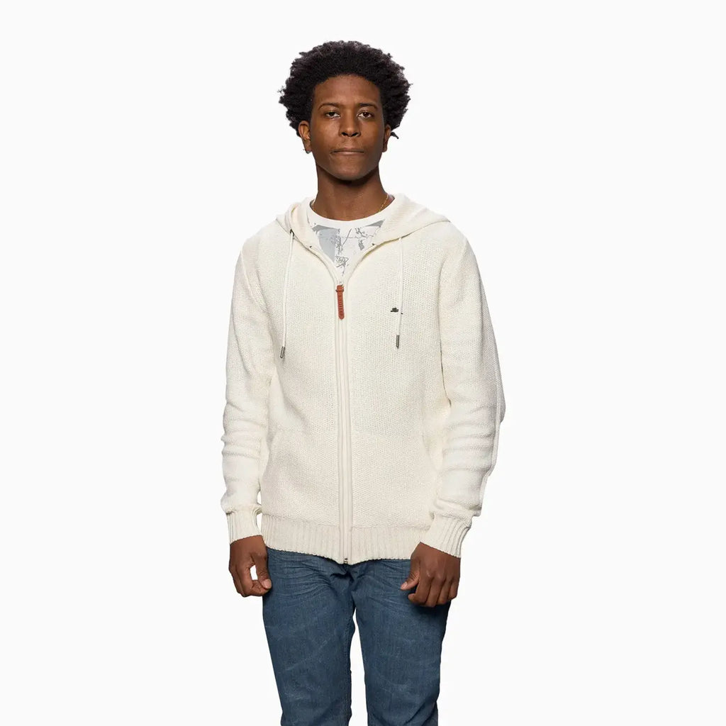 Chandail à capuchon en tricot Elijah pour homme