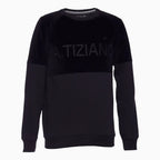 Sudadera de cuello redondo de punto polar de velour Francisco para hombre