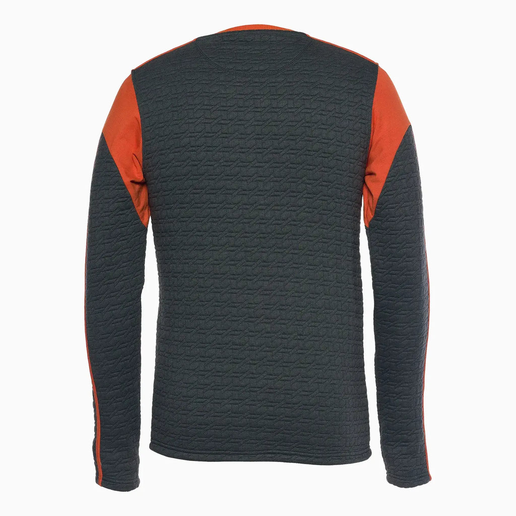 Sweat-shirt ras du cou fantaisie en maille pour homme