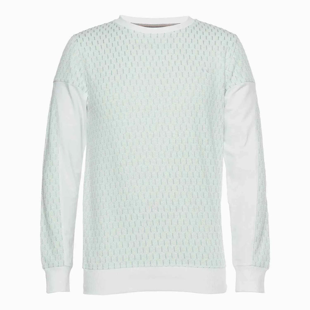Men's Oscar Jacquard Knit Crew Neck Sweatshirt