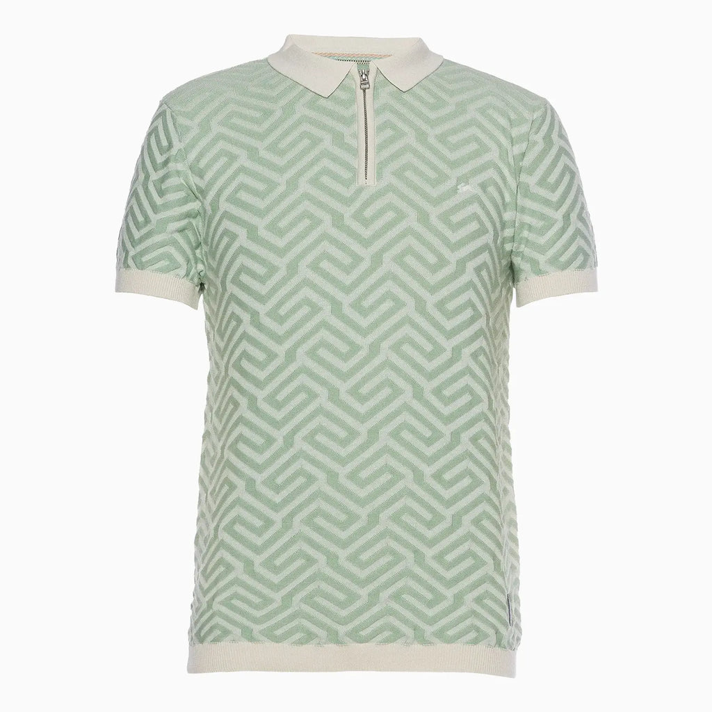 Men's Tboy Jacquard Knit Polo Shirt