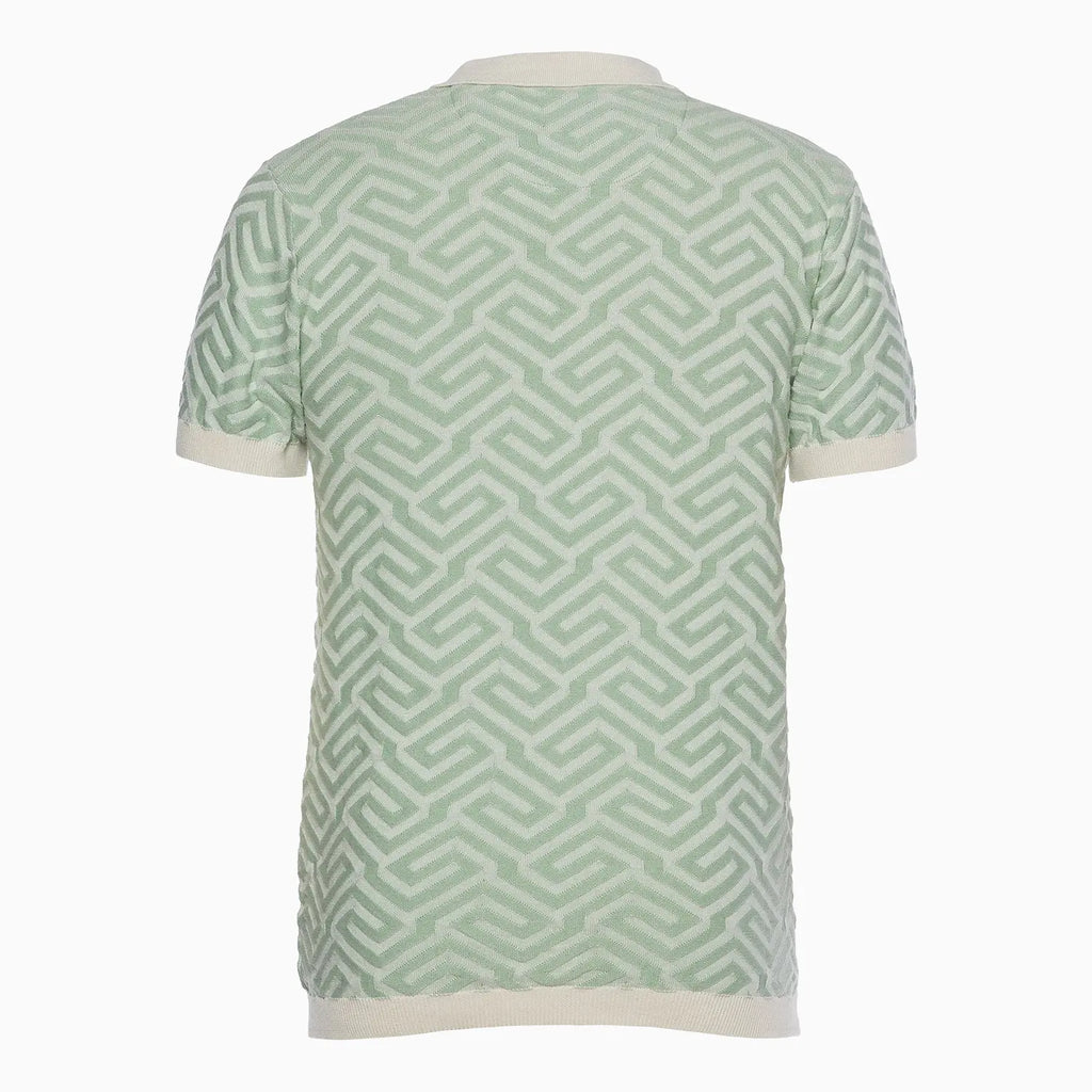 Men's Tboy Jacquard Knit Polo Shirt