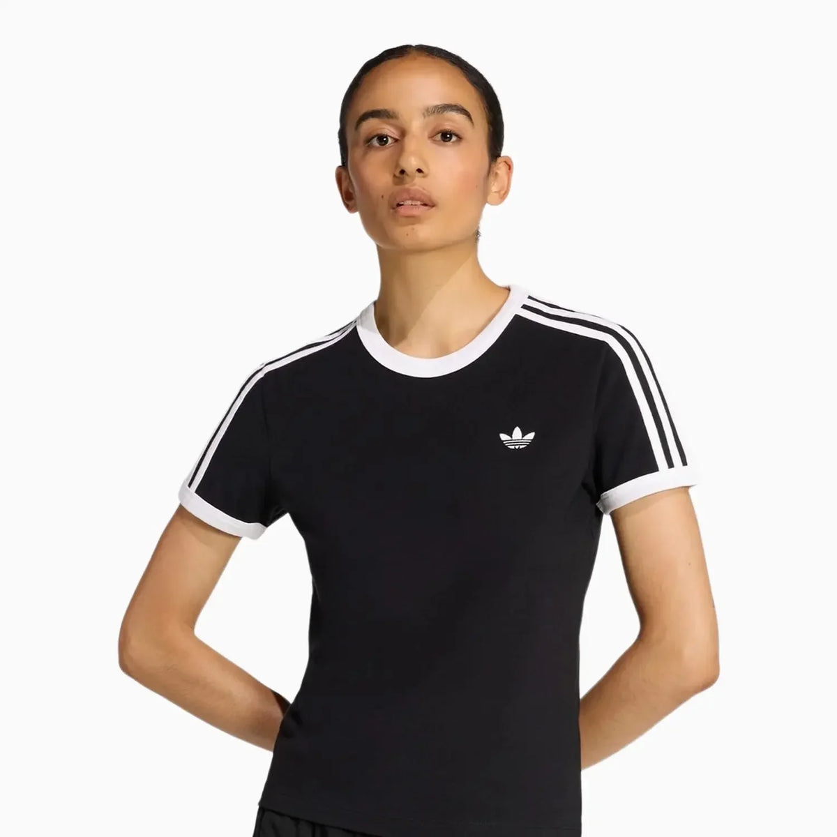 Women's 3-Stripes T-Shirt and Shorts Outfit