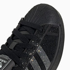 Superstar II pour femme "Rhinestone Black Silver"