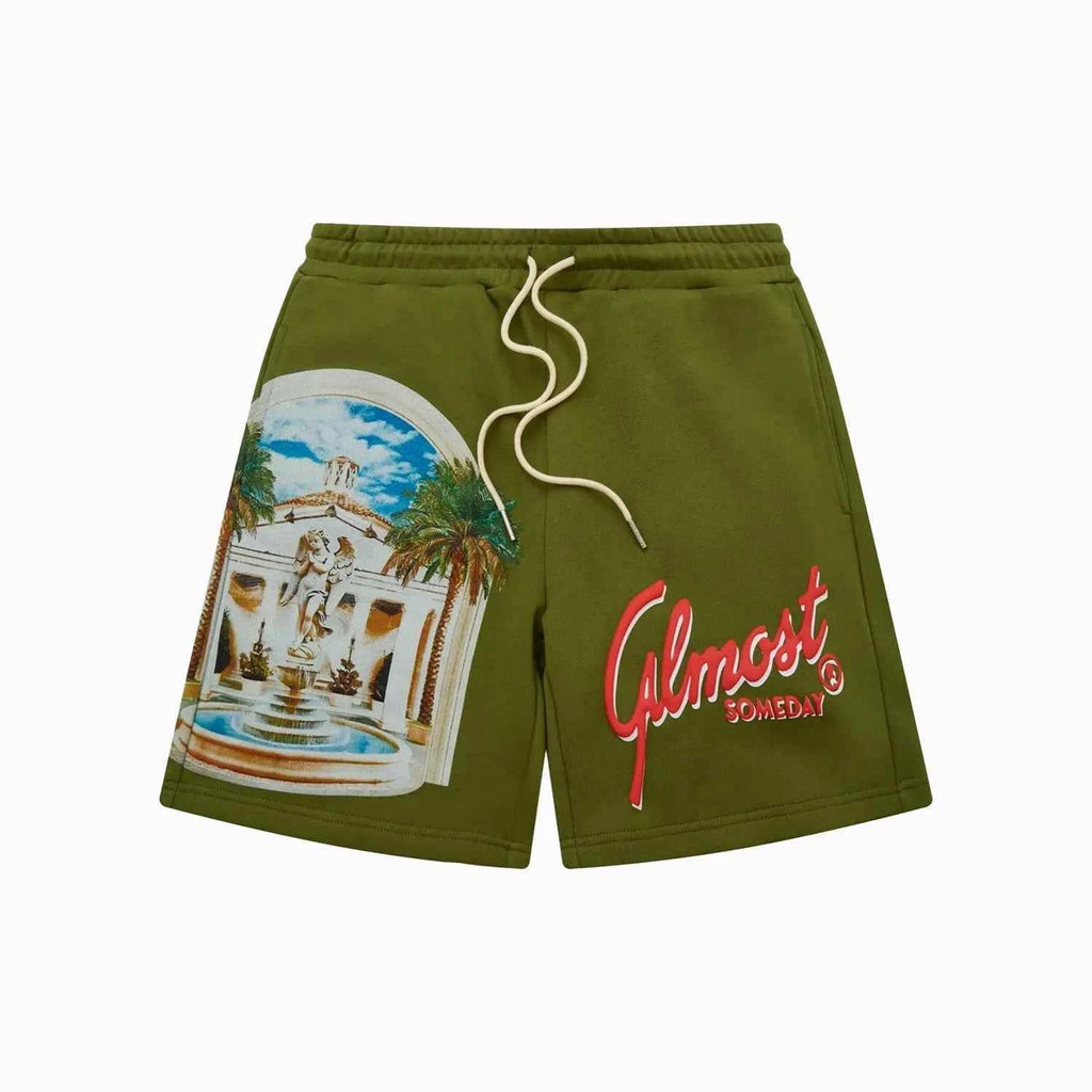 Conjunto de camiseta y pantalón corto Paradise Estate para hombre