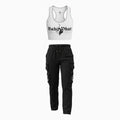 Women's Tank Top and Meow Super Cargo Pant Outfit