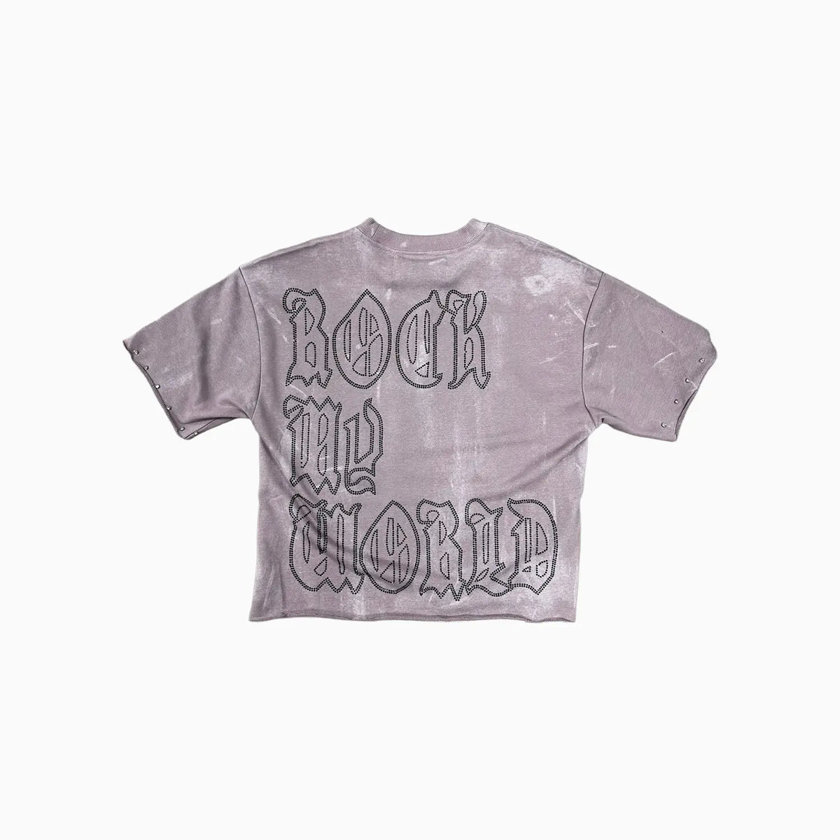 Men's Rock My World F Terry Cropped T-Shirt